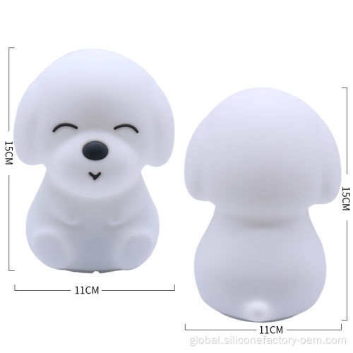 Silicone Night Light Home Use Cute Pattern Silicone Kids Night Light Factory